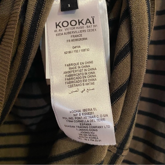 Kookai SZ T1 (Small) jersey with lace and embroidered details GUC, boho, grunge - Picture 7 of 9
